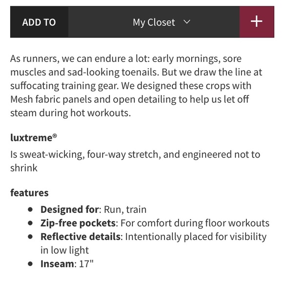 SOLD! Lululemon Vent it Out Crop 4 gator green - Picture 4 of 8